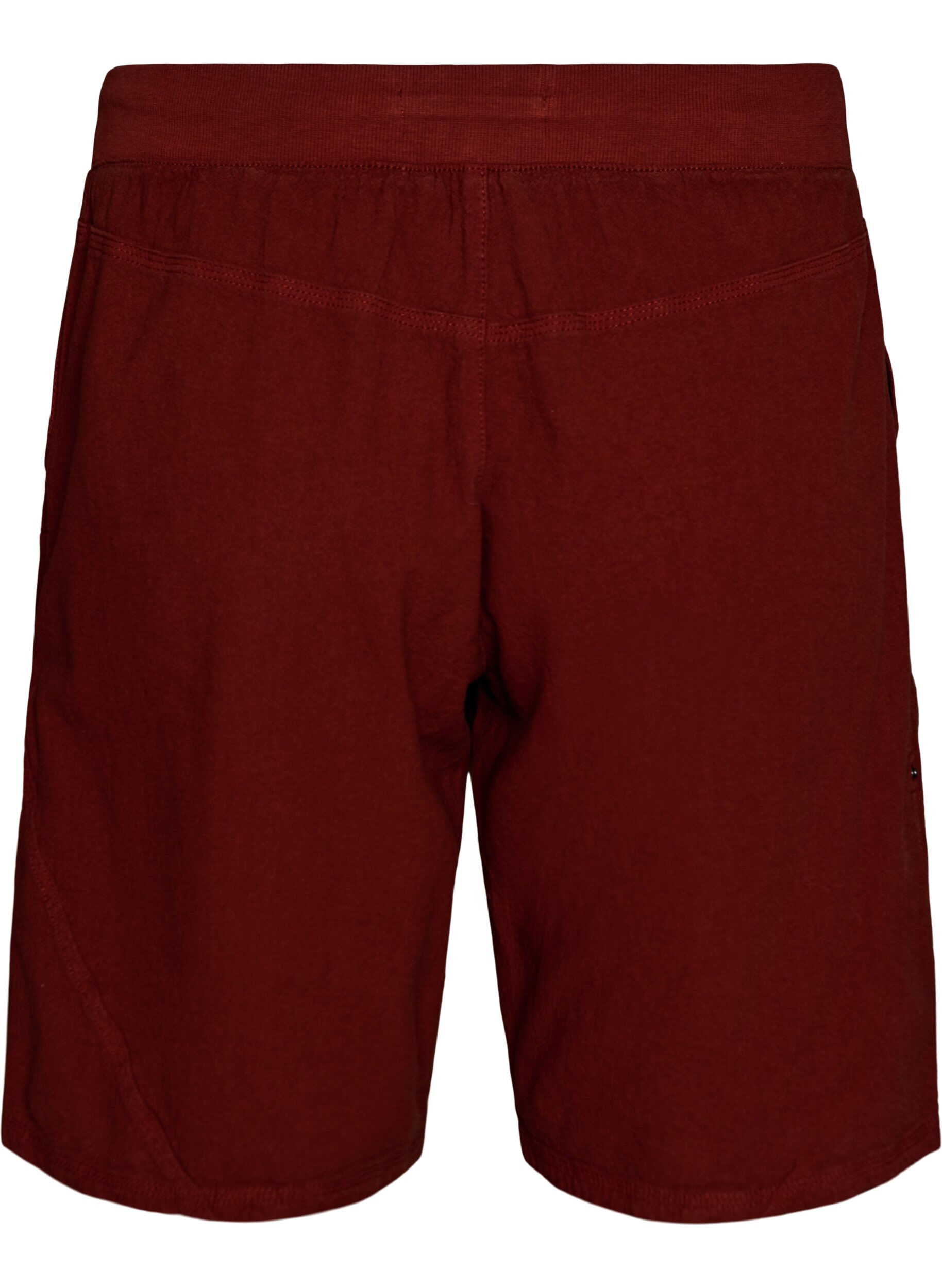 ZizziLockere Shorts aus Baumwolle mit Taschen, Rot, Packshot image number 1