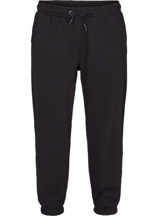 Lockere Sweatpants mit Taschen, Black, Packshot image number 0