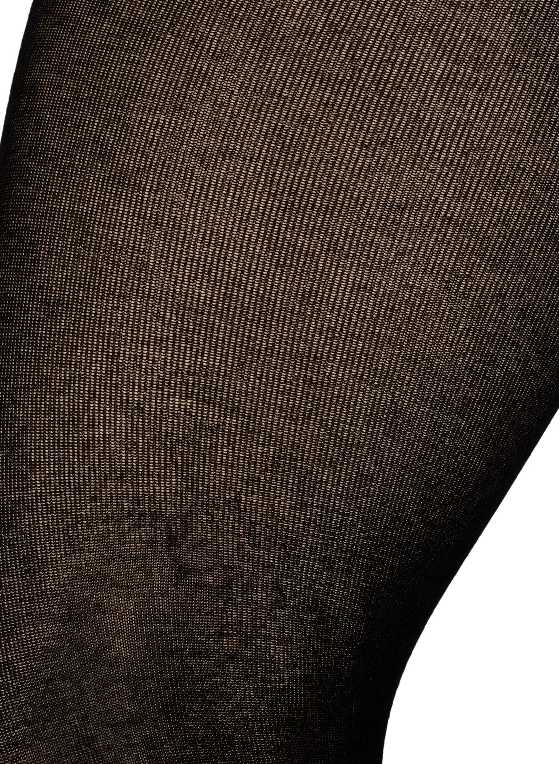 Zizzi150 Denier Strumpfhose aus Kaschmir und Viskose, Schwarz, Packshot image number 1