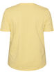 T-shirt aus Baumwolle mit Print, Gelb, Packshot image number 1