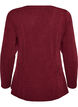 Bluse aus Jersey mit gerippter Struktur und A-Linien-Passform, Rot, Packshot image number 1