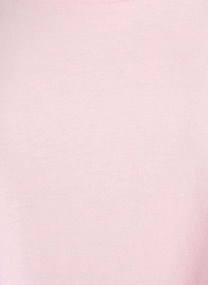 Kurz&auml;rmeliges T-Shirt aus einer Baumwollmischung, Pink, Packshot image number 2