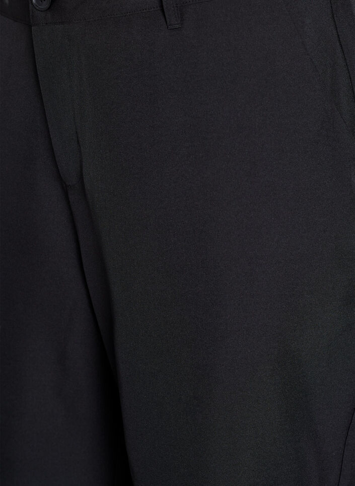 Bermuda-Shorts mit hoher Taille, Schwarz, Packshot image number 2