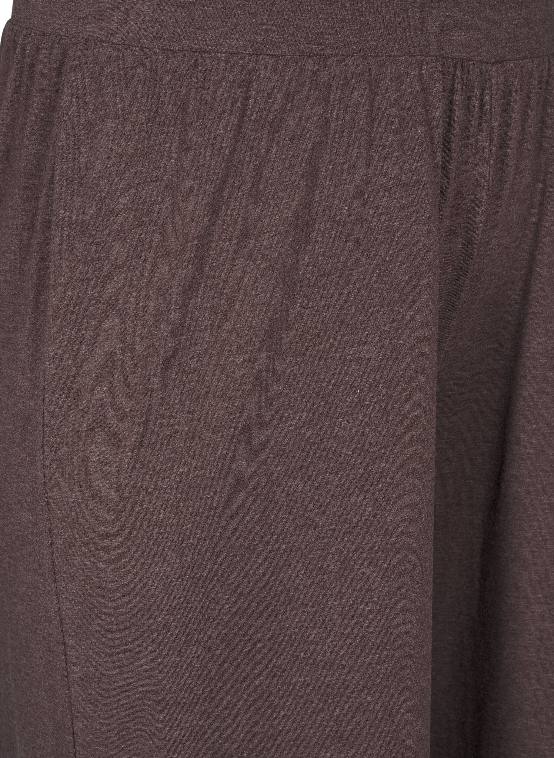 ZizziJerseyhose mit geradem Bein und hoher Taille, Bracken Mel., Packshot image number 2