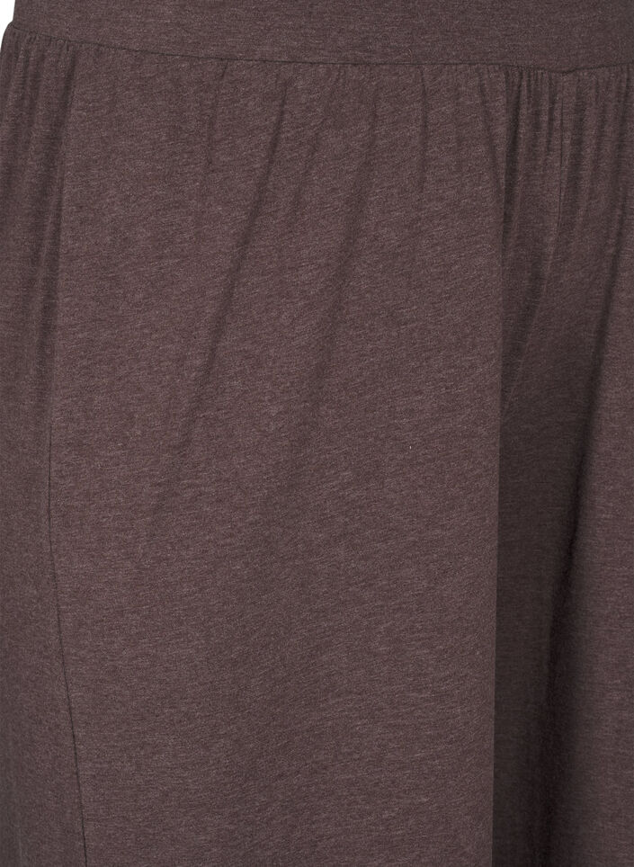 Jerseyhose mit geradem Bein und hoher Taille, Bracken Mel., Packshot image number 2