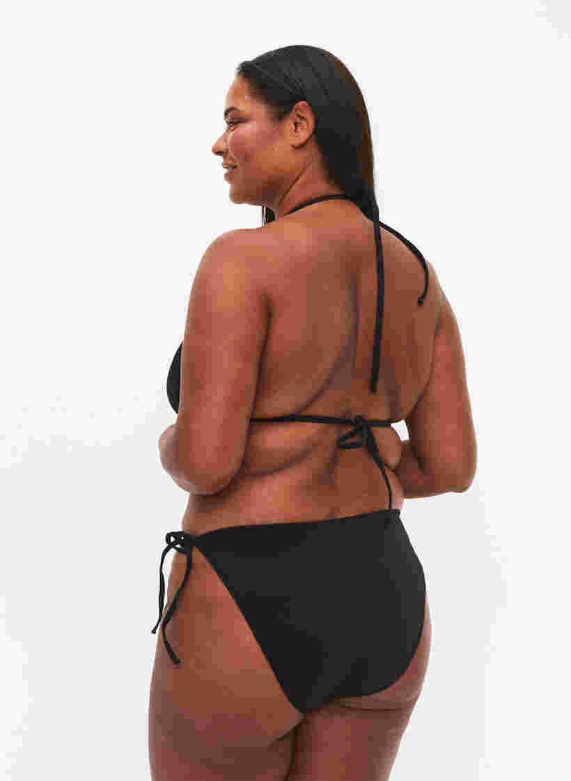 Bikinislip mit Bindeschnüren, Black, Model image number 1