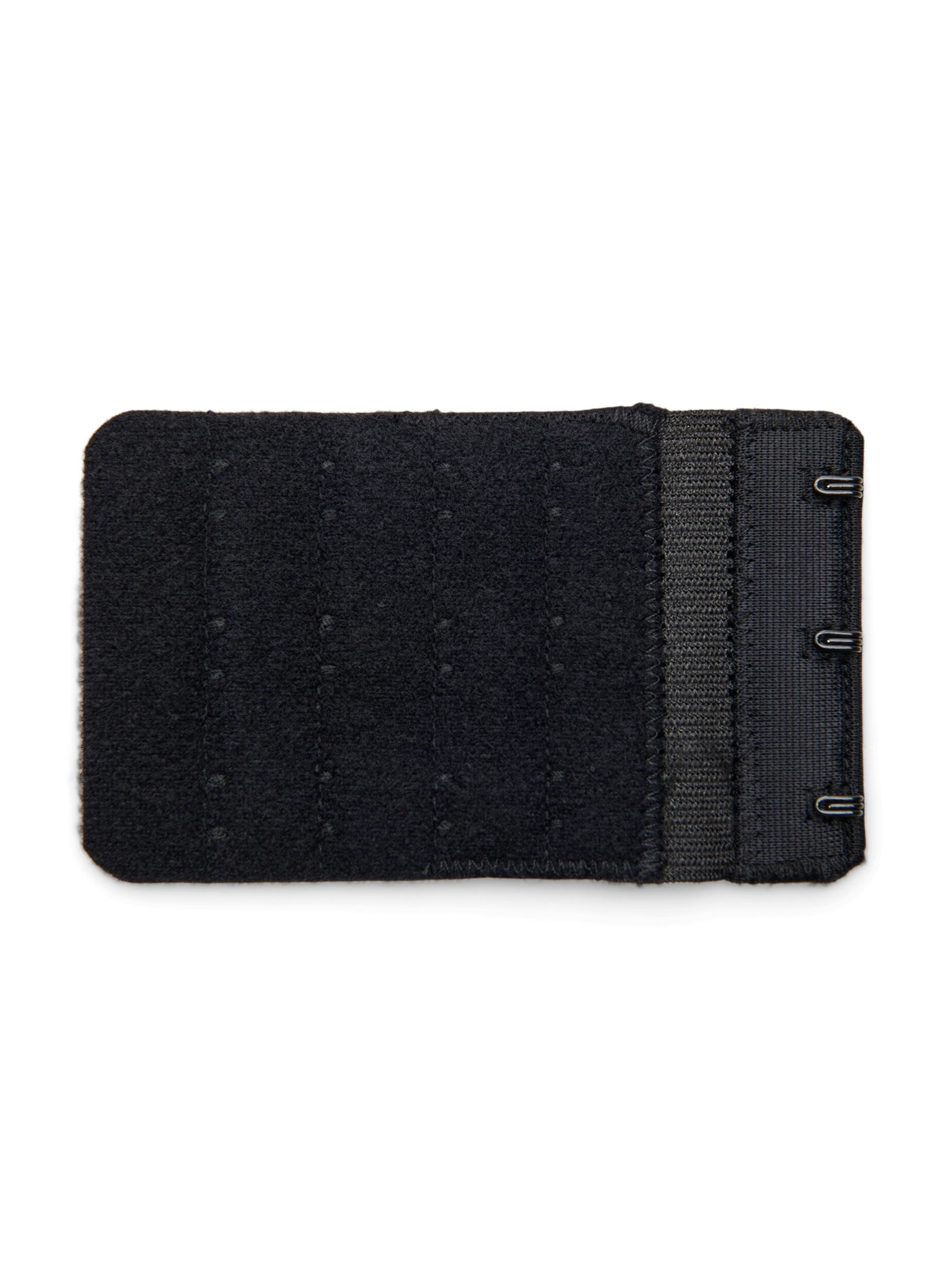 ZizziBH-Verl&auml;ngerung mit drei H&auml;kchen, Schwarz, Packshot image number 1