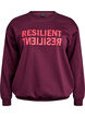 Sweatshirt mit Motiv auf der Vorderseite, Rot, Packshot image number 0
