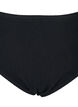 Hochtaillierte Bikini-Hose mit Cr&ecirc;pe-Struktur, Black, Packshot image number 2