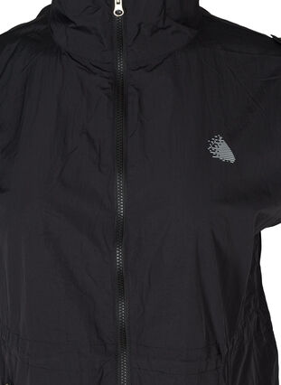Sportweste mit verstellbarer Taille und Taschen, Black, Packshot image number 2
