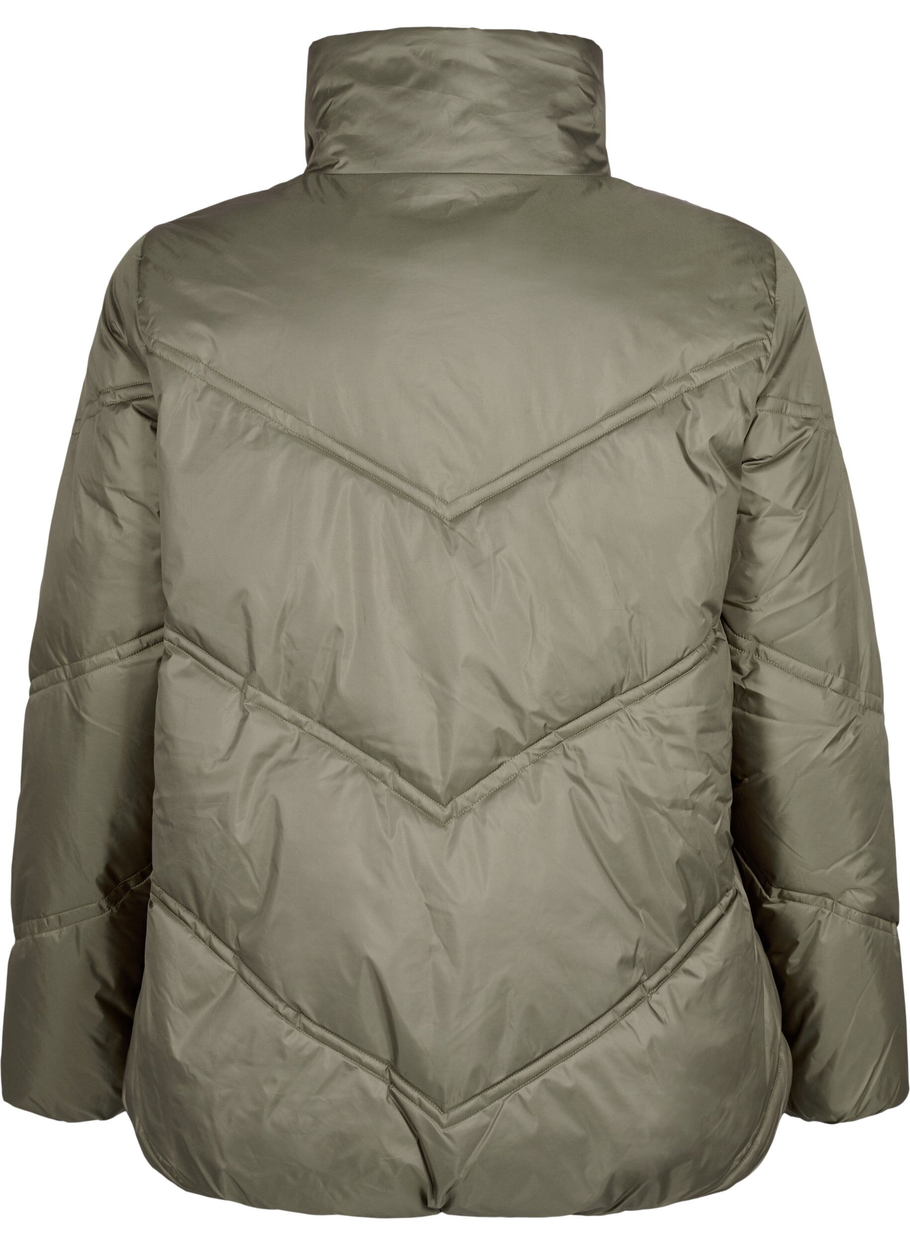 ZizziKurze Puffer-Winterjacke mit Taschen, Bungee Cord , Packshot image number 1