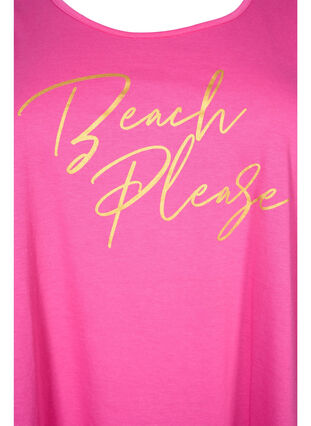 Top aus Baumwolle mit A-Linie, Shocking Pink BEACH, Packshot image number 2