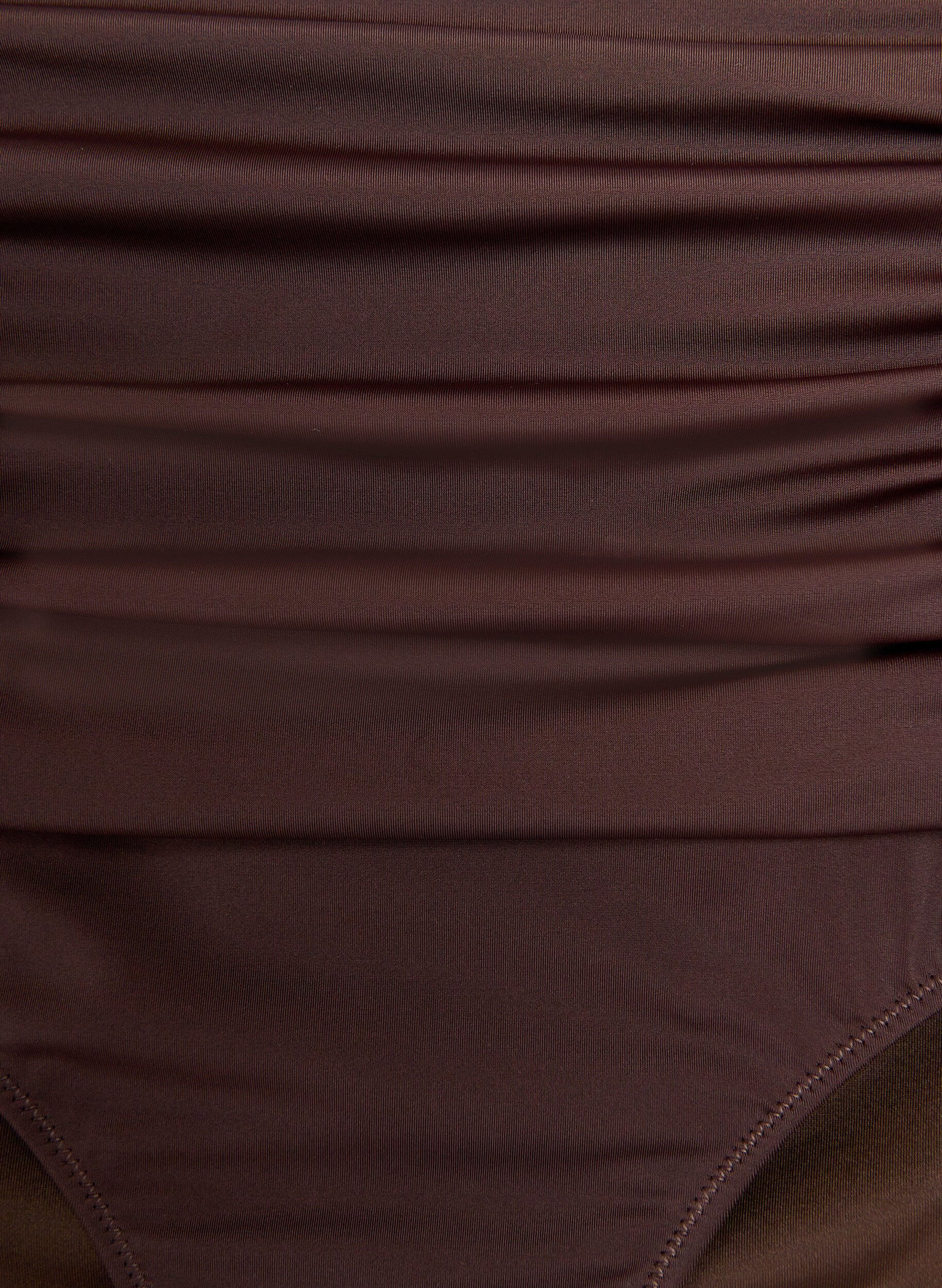 ZizziBikini-Unterteil mit hoher Taille, Braun, Packshot image number 2