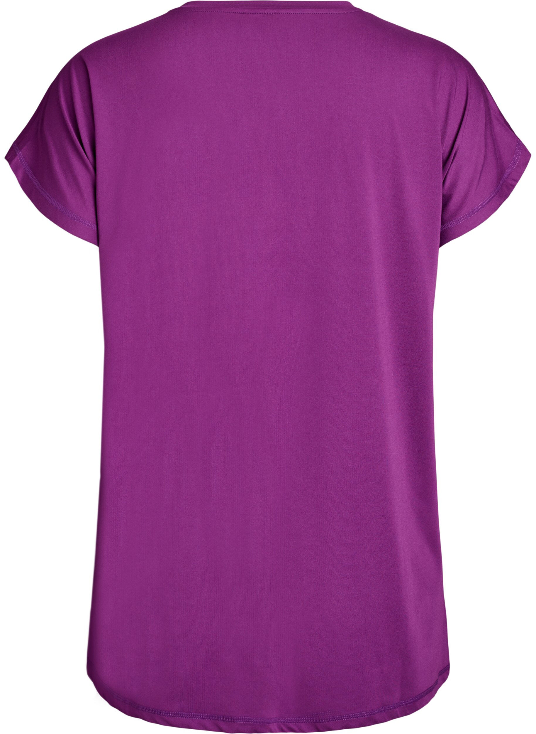 ZizziLanges Trainingsshirt, Lila, Packshot image number 1