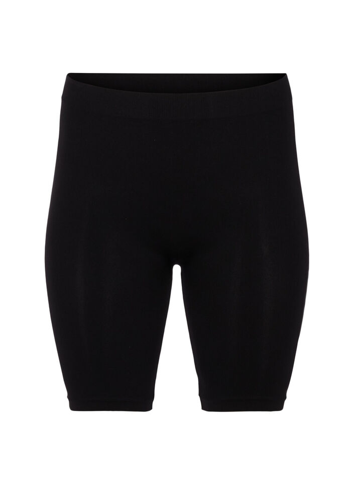 Nahtlose Radlershorts, Black, Packshot image number 0