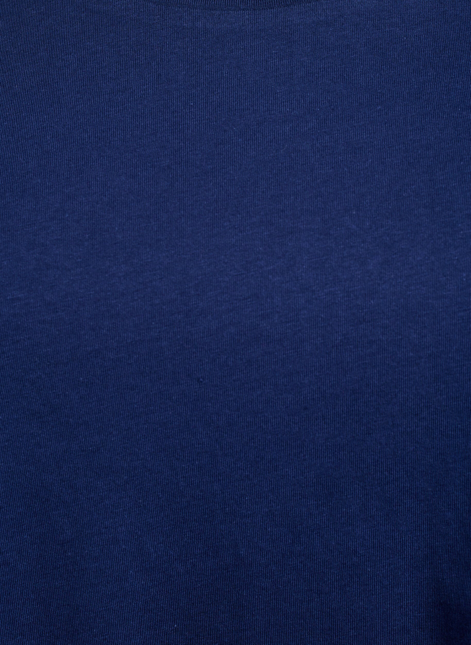 ZizziT-Shirt mit Rundhalsausschnitt und A-Linie, Blau, Packshot image number 2