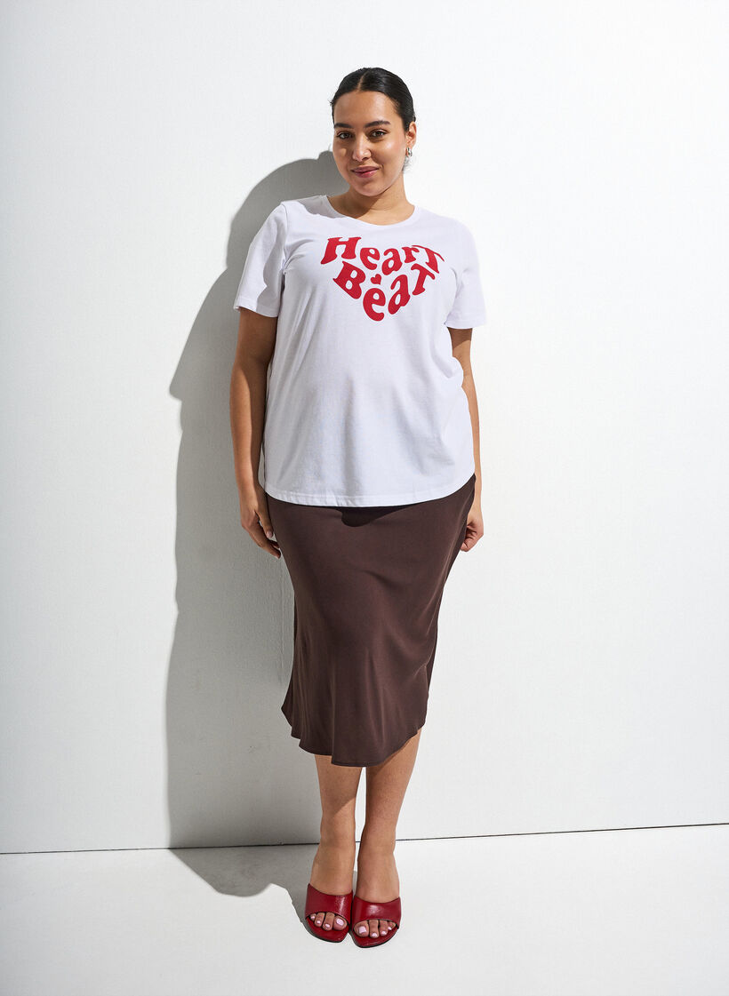 T-Shirt mit Print, Wei&szlig;, Image image number 0