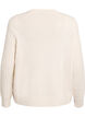 Zopfmuster-Strickjacke mit goldenen Kn&ouml;pfen, Vanille, Packshot image number 1