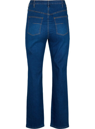Megan-Jeans mit extra hoher Taille und normaler Passform, Dark blue, Packshot image number 1