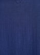 Kurzes A-Linien-Kleid aus Baumwollmusselin, Blau, Packshot image number 2