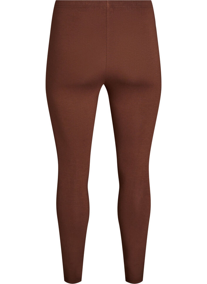 Basic Leggings aus Viskose, Braun, Packshot image number 1