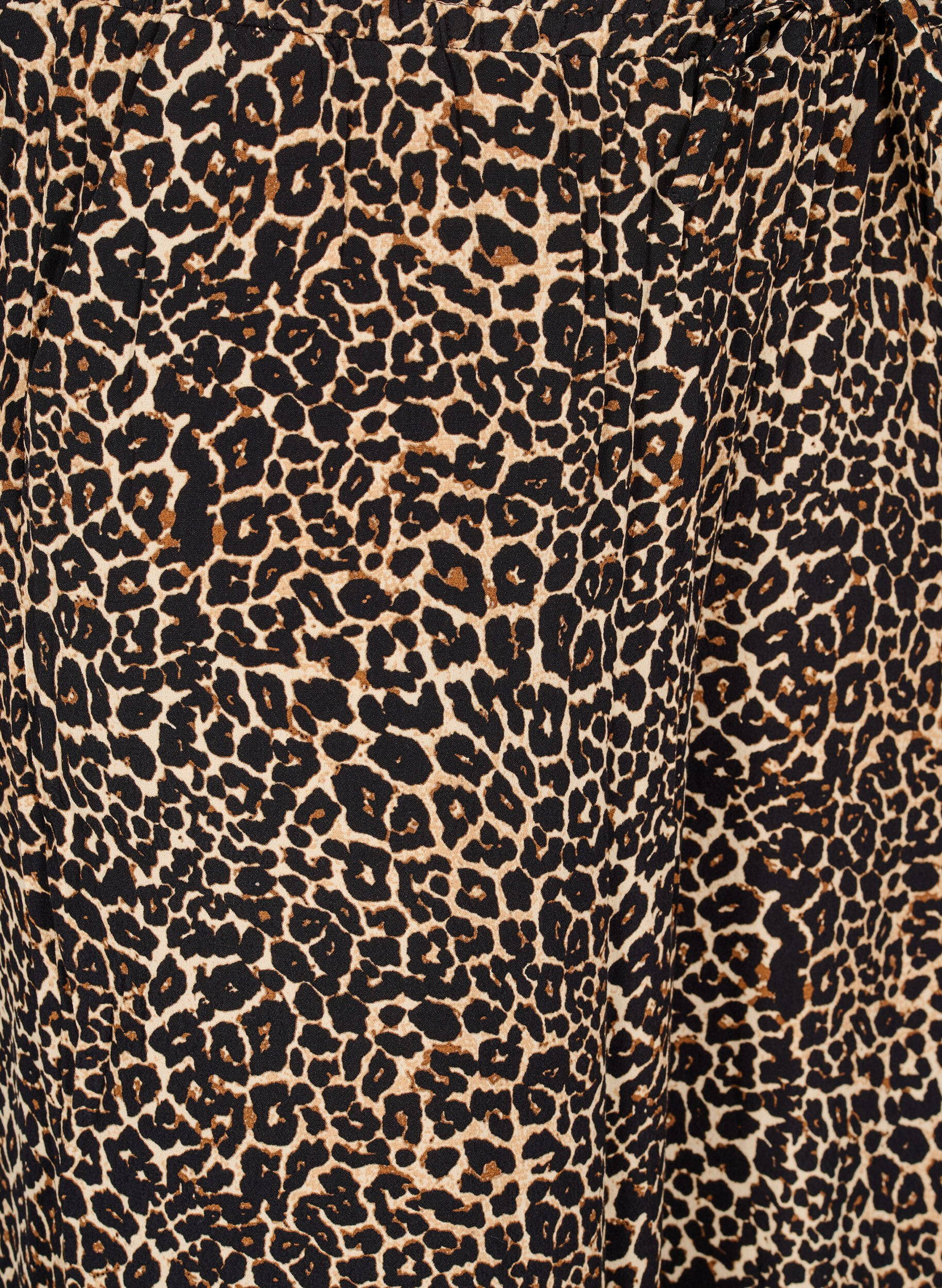 ZizziWeite Hose aus Viskose mit Taschen, Braun, Packshot image number 2