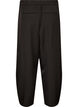 Hose in Barrel-Passform mit hoher Taille, Schwarz, Packshot image number 1