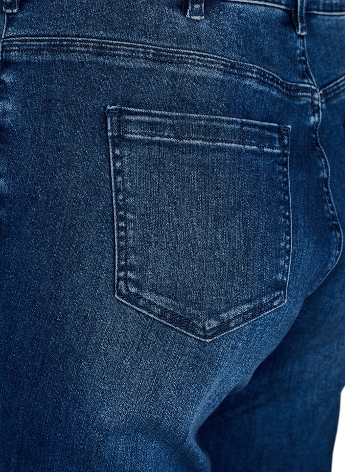Bootcut-Jeans mit hoher Taille, Blau, Packshot image number 3