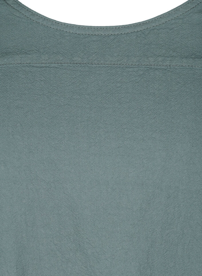 Kurzarm Kleid aus Baumwolle, Gr&uuml;n, Packshot image number 2