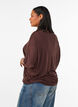 Lockeres T-Shirt aus Viskose-Jersey, Braun, Model image number 2