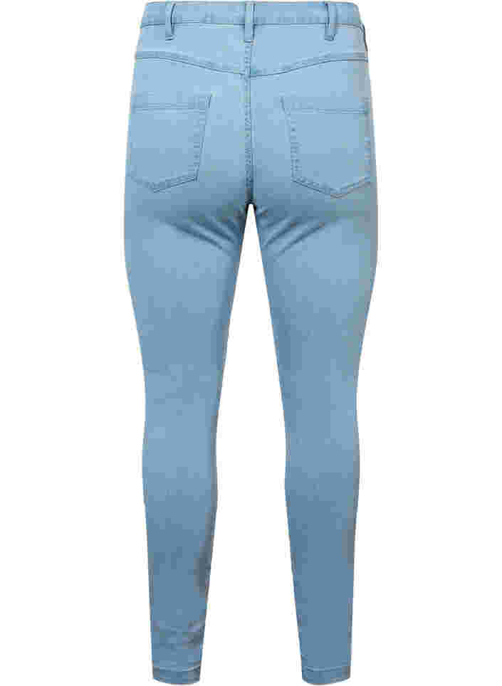 Hochtaillierte Super Slim Amy Jeans, Ex Lgt Blue, Packshot image number 1