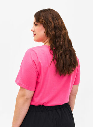 FLASH - T-Shirt mit Rundhalsausschnitt, Hot Pink, Model image number 1