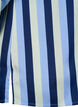 Gestreiftes Hemd aus  Satin, Blue Stripe, Packshot image number 4