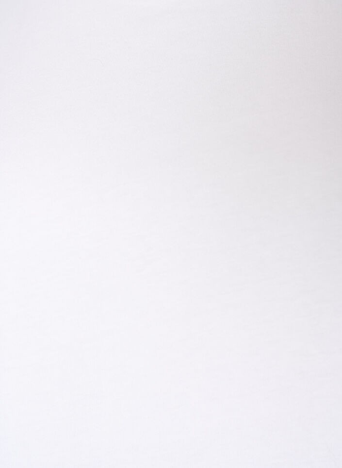 T-Shirt aus Bio-Baumwolle mit R&uuml;schen&auml;rmeln, Wei&szlig;, Packshot image number 2