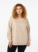 Sweatshirt mit Rundhalsausschnitt, Simply Taupe, Model image number 0