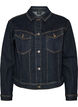 Klassische Jeansjacke mit Kontrastn&auml;hten, Blau, Packshot image number 0