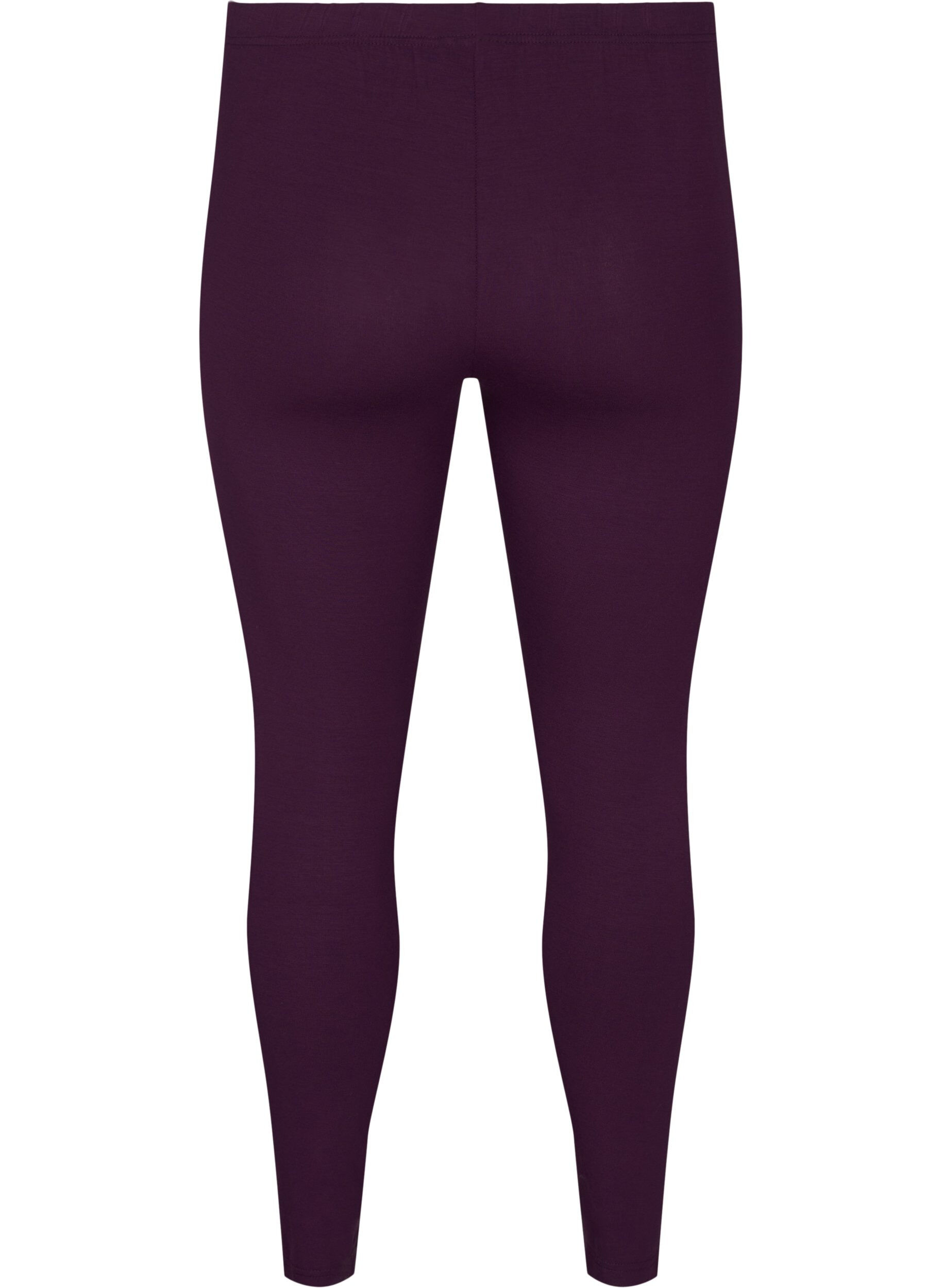 ZizziBasic Leggings aus Viskose, Lila, Packshot image number 1