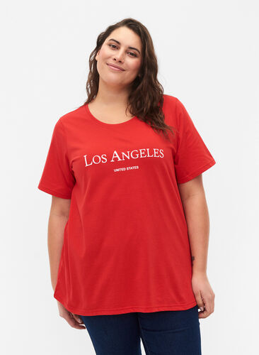 FLASH - T-Shirt mit Motiv, High Risk Red, Model image number 0