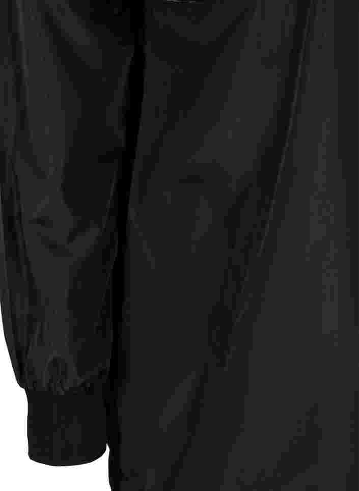 Trainingsjacke mit Kapuze und Taschen, Black, Packshot image number 3