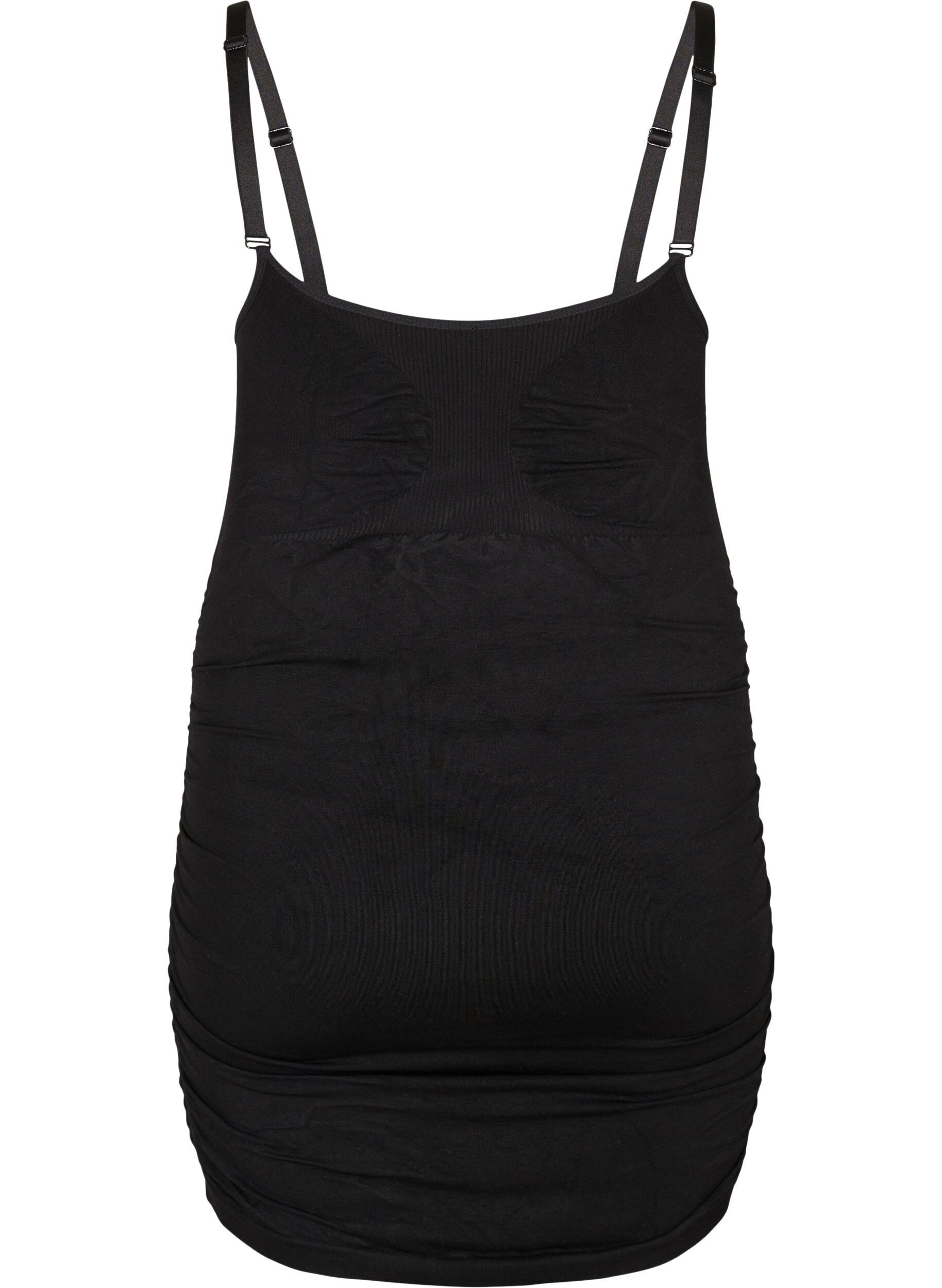 ZizziSeamsless Schwangerschaftstop mit Stillfunktion, Black, Packshot image number 1
