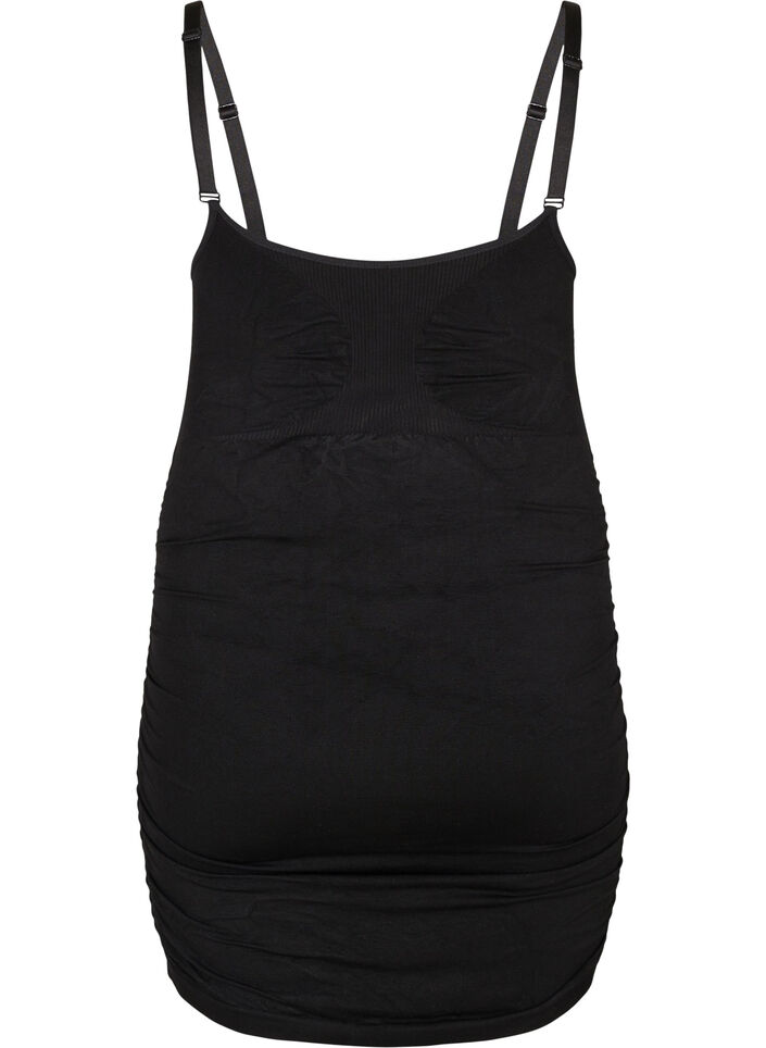 Seamsless Schwangerschaftstop mit Stillfunktion, Black, Packshot image number 1