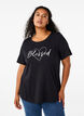 FLASH - T-Shirt mit Print, Schwarz, Model image number 0