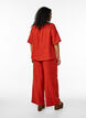 Lockere Hose mit elastischem Bund und Taschen, Rot, Model image number 1