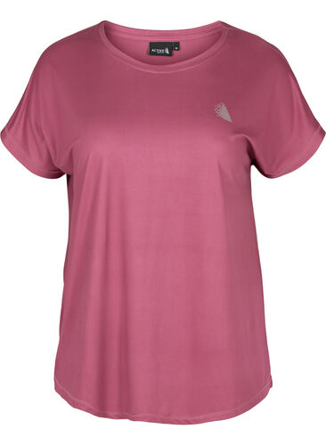 Einfarbiges Trainings-T-Shirt, Violet Quartz, Packshot image number 0
