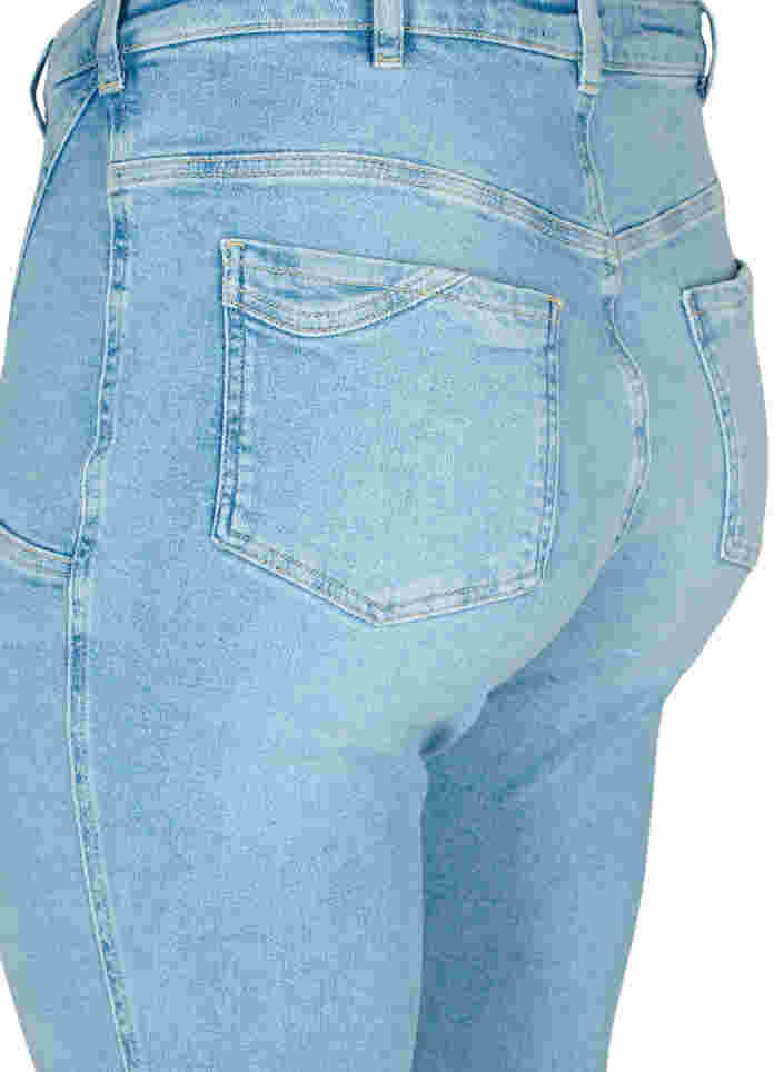 Hochtaillierte Amy-Jeans mit super schmaler Passform, Light blue, Packshot image number 3