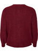 Rippenstrick Strickjacke mit Kn&ouml;pfen, Rot, Packshot image number 1