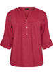 Bluse aus Baumwollmusselin mit Lochstickerei, Rot, Packshot image number 0