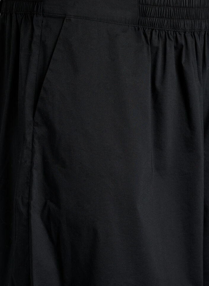Ballonhose mit Taschen und elastischem Bund, Schwarz, Packshot image number 2
