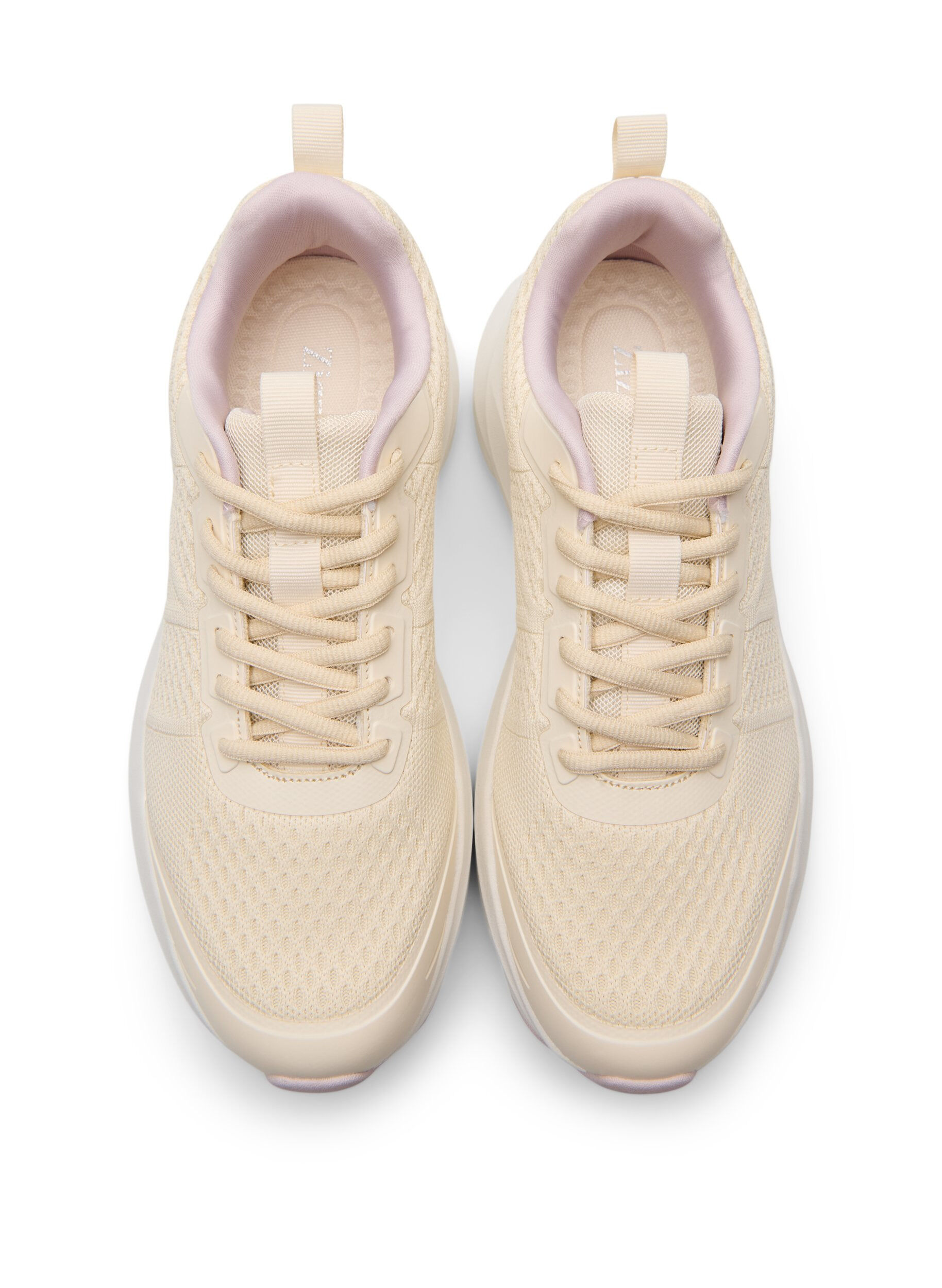 ZizziExtra-Weite - Komfort-Sneakers mit sto&szlig;d&auml;mpfender Sohle, Beige, Packshot image number 2