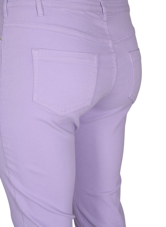 Eng anliegende Emily Capri-Hose, Lavender, Packshot image number 3